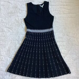 41 Hawthorn Black Dress with White Details